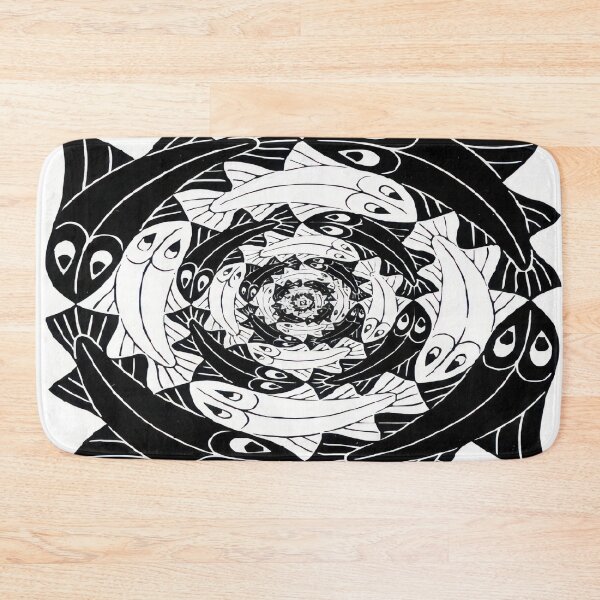 Item preview, Circular Fish   1956 - Maurits Cornelis Escher  designed and sold by nebelimr.