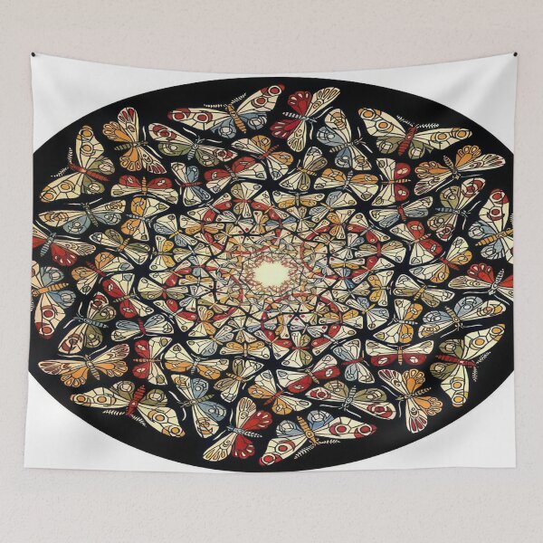 Item preview, Circle Limit with Butterflies   1950 - Maurits Cornelis Escher  designed and sold by nebelimr.
