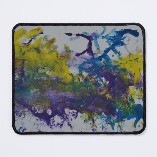 Item preview, Blue Yellow Motion Abstract Art designed and sold by Little Colour Kingdom.