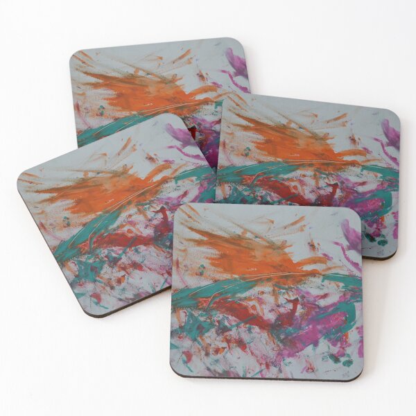 Item preview, Color Explosion Abstract Expression Art designed and sold by Little Colour Kingdom.