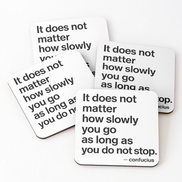 Item preview, Keep Moving – Confucius Minimalist (Black Font) designed and sold by TshirtsLabs.