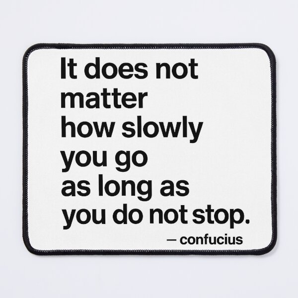 Item preview, Keep Moving – Confucius Minimalist (Black Font) designed and sold by TshirtsLabs.