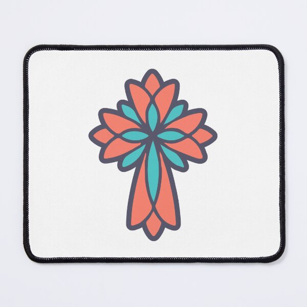 Item preview, Colorful Geometric Cross | Bold Abstract Cross designed and sold by stylishdzign.
