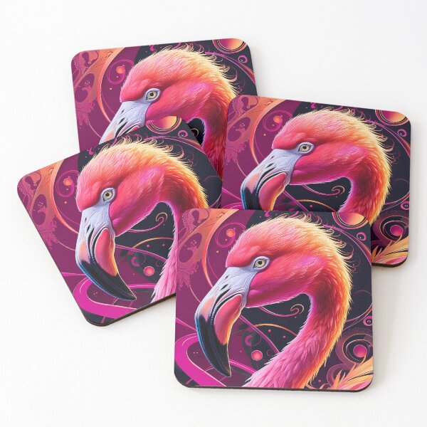 Item preview, Pink Flamingo – Modern Fantasy Illustration designed and sold by WhimsyArt ○ byGTL.