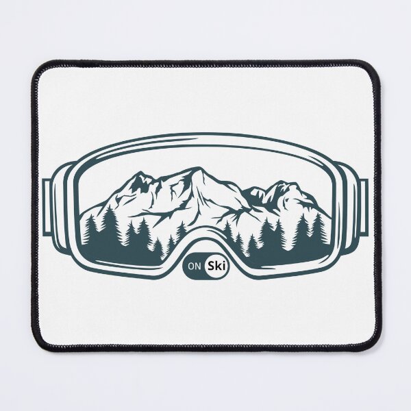 Item preview, Ski Mode On Mountain Goggles Minimal Winter Sports designed and sold by Wild Shirt Studio.