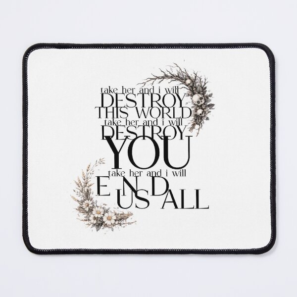 Item preview, A Game of Fate Inspired Hades Quote Design – Dark Romantasy Floral & Skull Fantasy Aesthetic designed and sold by tiazre.