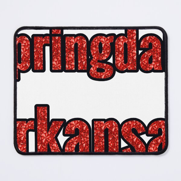 Item preview, Springdale Arkansas City Name With Red Rhinestone designed and sold by TheIconSmith.