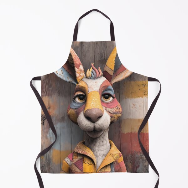 Item preview, Colorful Kangaroo Illustration – Abstract Art designed and sold by WhimsyArt ○ byGTL.