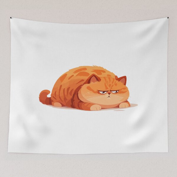 Item preview, Tired Cat 1 designed and sold by mcraft studio.