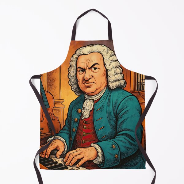 Item preview, Johann Sebastian Bach, musician | Comics - Cartoon style designed and sold by ComicsFactory.