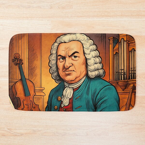 Item preview, Johann Sebastian Bach, musician | Comics - Cartoon style designed and sold by ComicsFactory.
