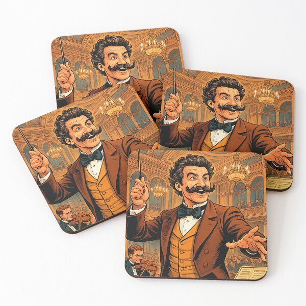 Item preview, Johann Strauss II | Comics - Cartoon style designed and sold by ComicsFactory.