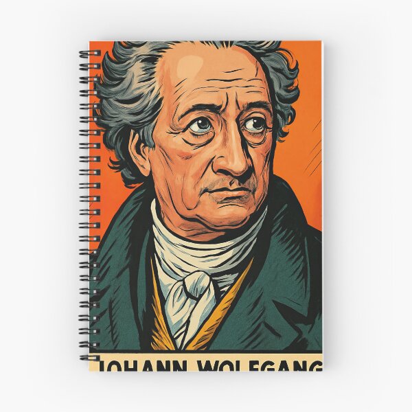 Item preview, Johann Wolfgang von Goethe, author | Comics - Cartoon style designed and sold by ComicsFactory.