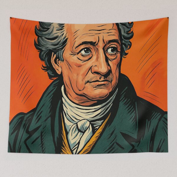 Item preview, Johann Wolfgang von Goethe, author | Comics - Cartoon style designed and sold by ComicsFactory.