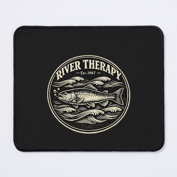 Item preview, RIVER THERAPY Line Art Drawing designed and sold by faridman.