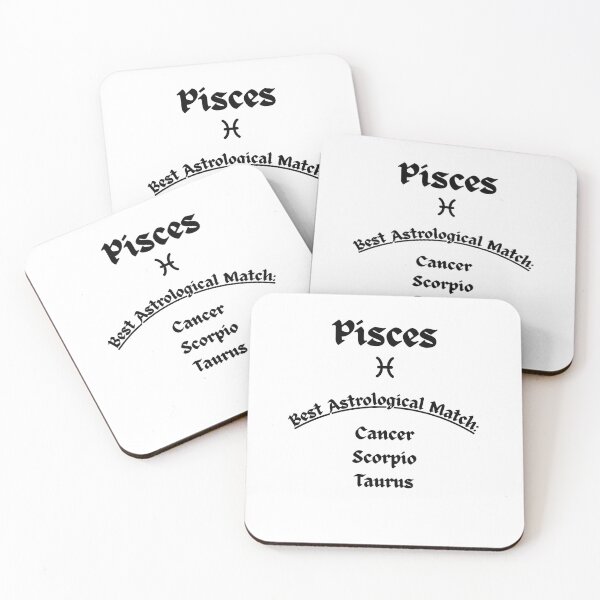 Item preview, Pisces Best Astrological Match – Zodiac Compatibility – Cancer Scorpio Taurus designed and sold by MOKRONOS.