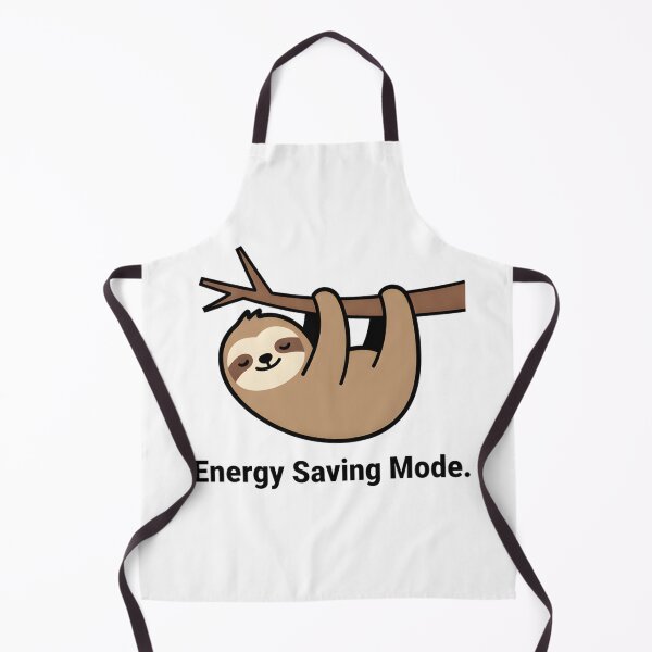 Item preview, Funny Sloth Sticker, Energy Saving Mode, Cute Lazy Animal Meme, Introvert Humor, Sleepy Sloth Laptop Sticker, Funny Animal Quote designed and sold by Angpau.