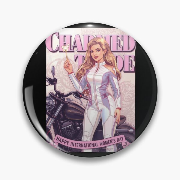 Item preview, White Charmed Rider – Happy International Women’s Day designed and sold by YourTrendyTees.