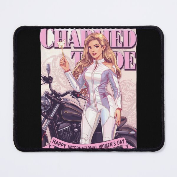 Item preview, White Charmed Rider – Happy International Women’s Day designed and sold by YourTrendyTees.