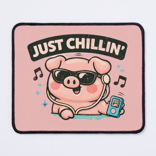Item preview, Just Chillin’ Pig – Cute Relaxed Streetwear Design designed and sold by Mosogoloso.
