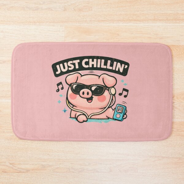 Item preview, Just Chillin’ Pig – Cute Relaxed Streetwear Design designed and sold by Mosogoloso.