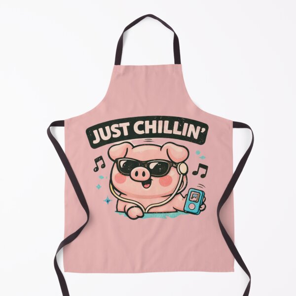 Item preview, Just Chillin’ Pig – Cute Relaxed Streetwear Design designed and sold by Mosogoloso.