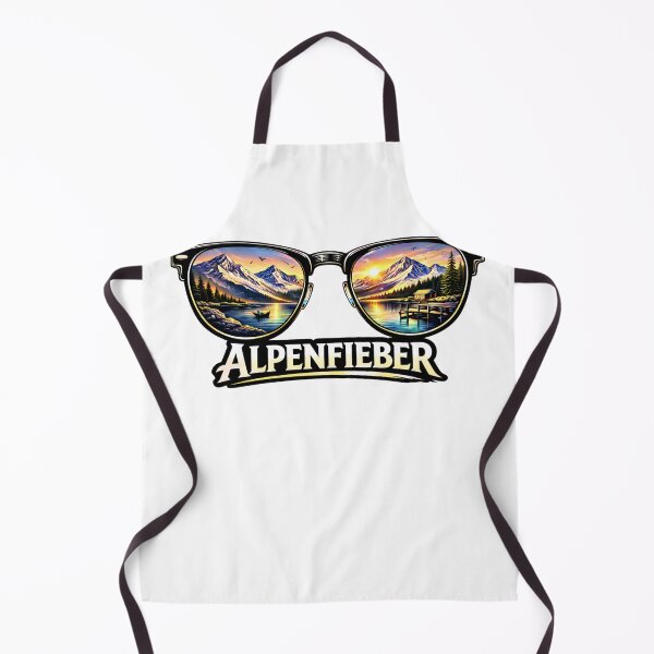 Item preview, Mirrored glasses with Alpine panorama designed and sold by Alpenfieber.