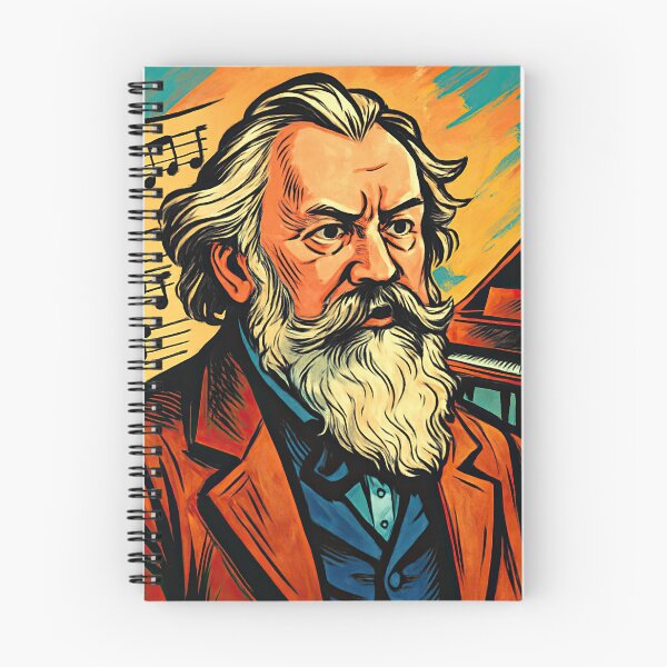 Item preview, Johannes Brahms | Comics - Cartoon style designed and sold by ComicsFactory.