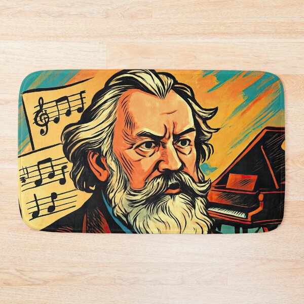 Item preview, Johannes Brahms | Comics - Cartoon style designed and sold by ComicsFactory.