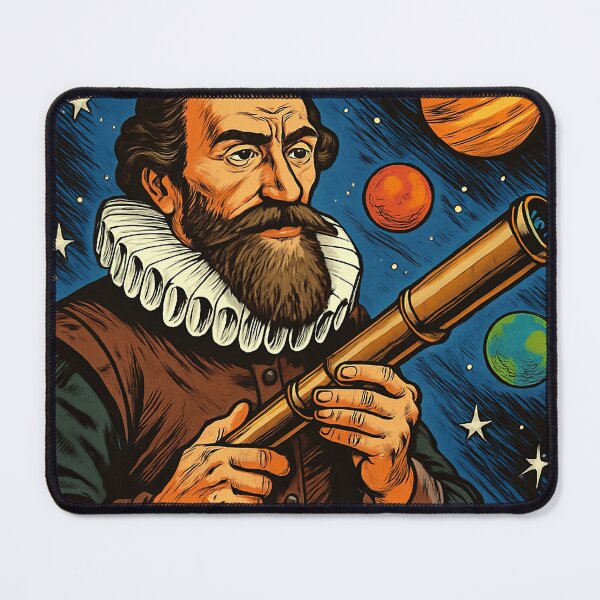 Item preview, Johannes Kepler | Comics - Cartoon style designed and sold by ComicsFactory.