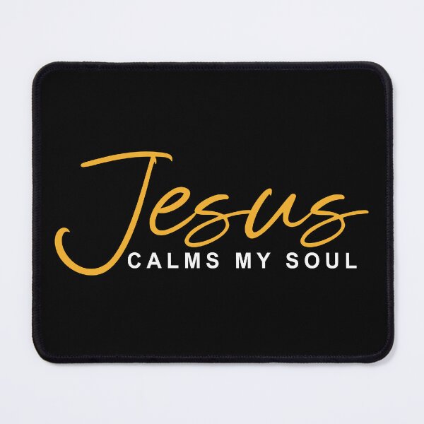 Item preview, Jesus Calms My Soul – Christian Peace & Faith Inspirational designed and sold by Verse & Vibes.