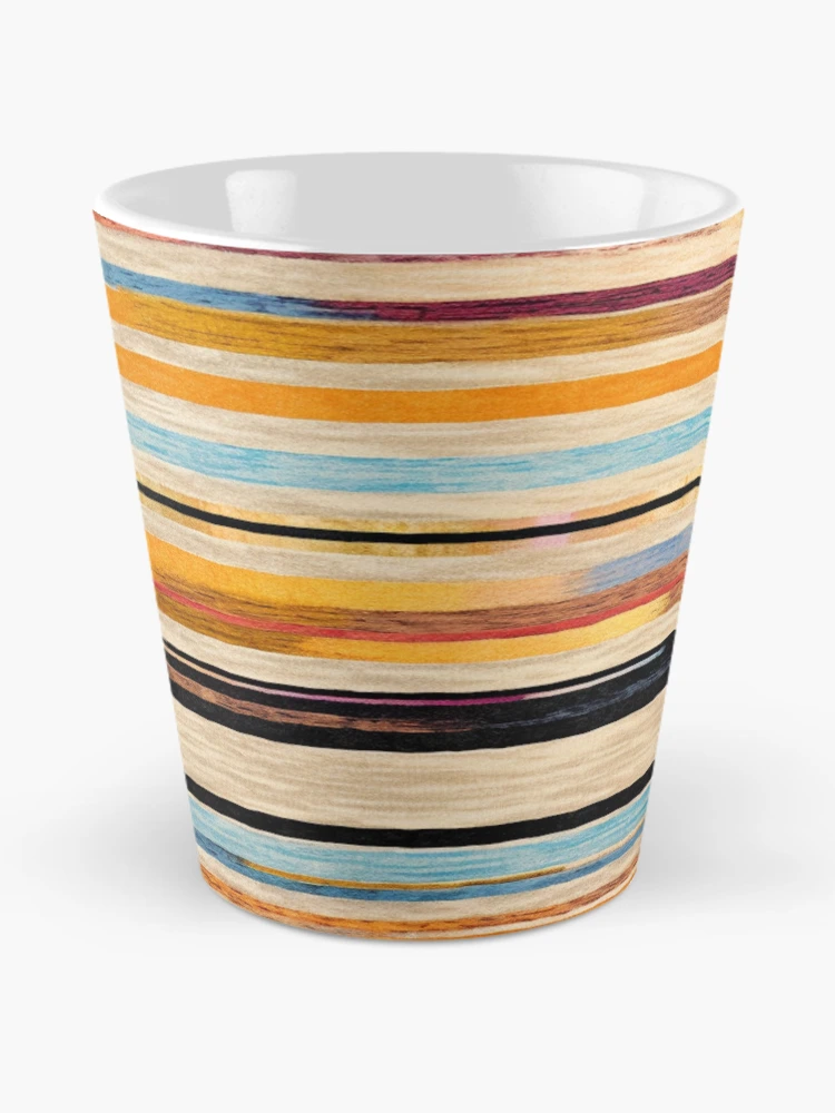 Thumbnail 2 of 4, Coffee Mug, Moroccan Rug Stripes Pattern designed and sold by GrinGalore.