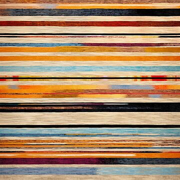 Artwork thumbnail, Moroccan Rug Stripes Pattern by GrinGalore