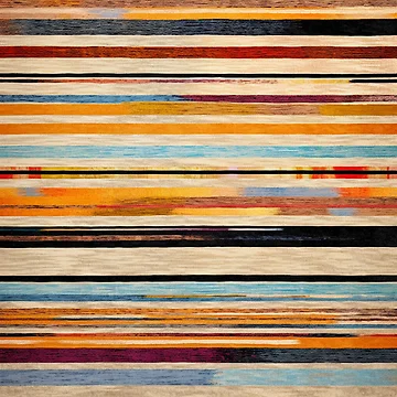 Artwork thumbnail, Moroccan Rug Stripes Pattern by GrinGalore