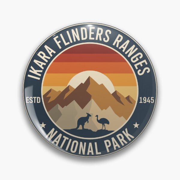 Item preview, Ikara Flinders Ranges Vintage Badge designed and sold by Digital Art Works  Hub.