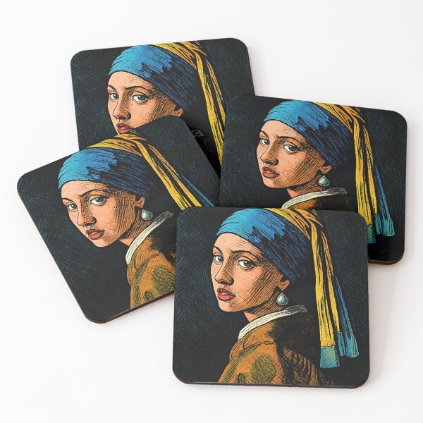 Item preview, Johannes Vermeer, portrait | Comics - Cartoon style designed and sold by ComicsFactory.