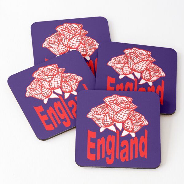 Item preview, Red England Text With Abstract English Rose designed and sold by taiche.