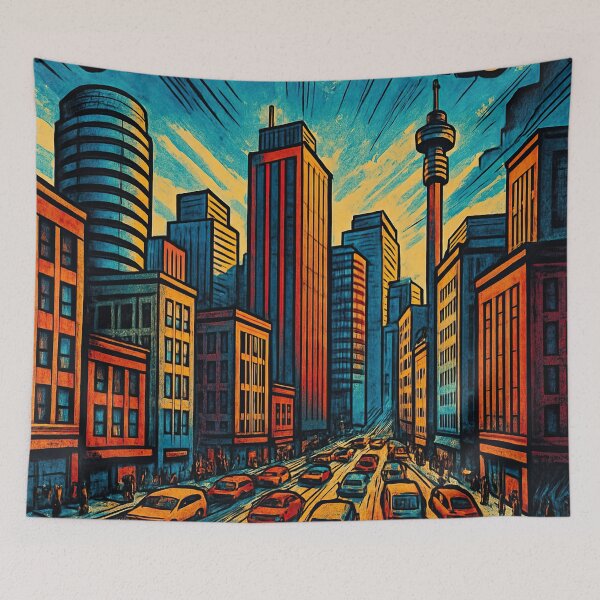 Item preview, Johannesburg, city  | Comics - Cartoon style designed and sold by ComicsFactory.