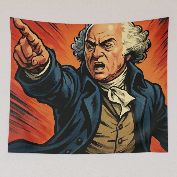 Item preview, John Adams, leader | Comics - Cartoon style designed and sold by ComicsFactory.