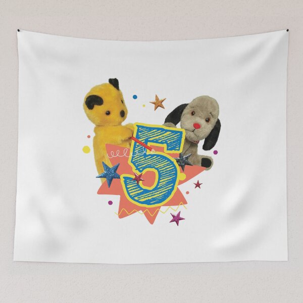 Item preview,  Sooty & Sweep 5th Birthday Five Years Old Kids designed and sold by All-And-Every.