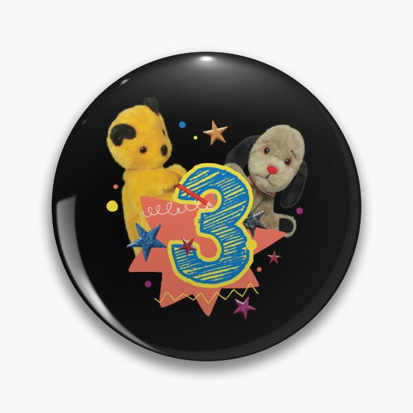 Item preview,  Sooty & Sweep 3rd Birthday Three Years Old Kids designed and sold by All-And-Every.