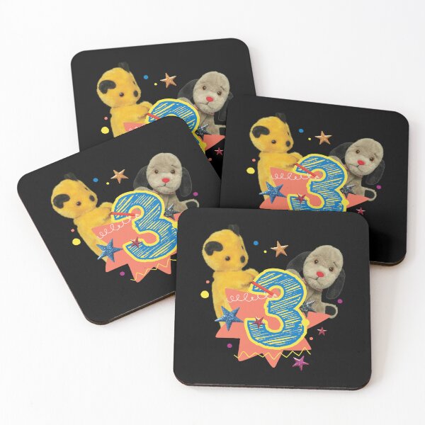 Item preview,  Sooty & Sweep 3rd Birthday Three Years Old Kids designed and sold by All-And-Every.