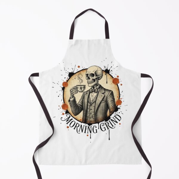 Item preview, Morning Grind Sophisticated Skeleton designed and sold by MinimalistMint.