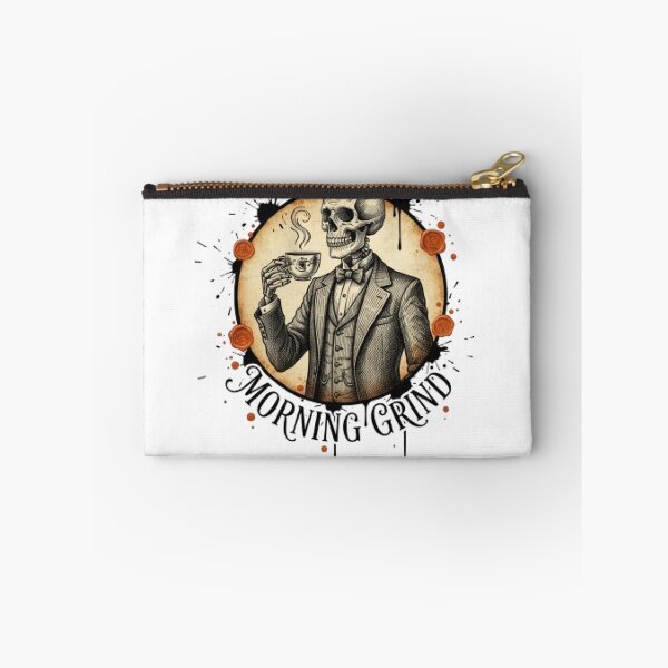 Item preview, Morning Grind Sophisticated Skeleton designed and sold by MinimalistMint.