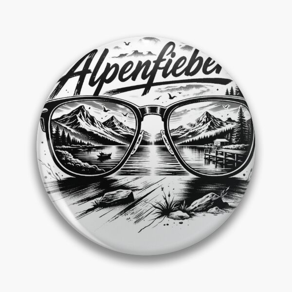 Item preview, Panorama of glasses with a view of the Alps designed and sold by Alpenfieber.