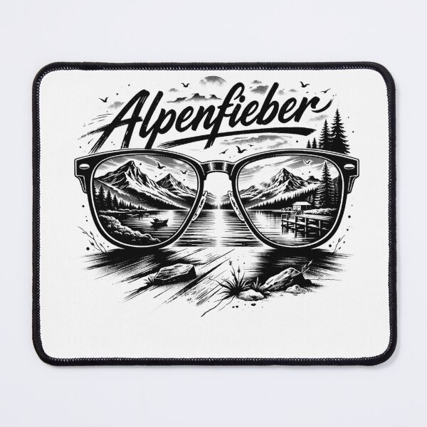 Item preview, Panorama of glasses with a view of the Alps designed and sold by Alpenfieber.