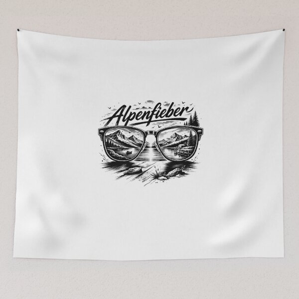 Item preview, Panorama of glasses with a view of the Alps designed and sold by Alpenfieber.
