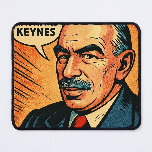 Item preview, John Maynard Keynes  | Comics - Cartoon style designed and sold by ComicsFactory.