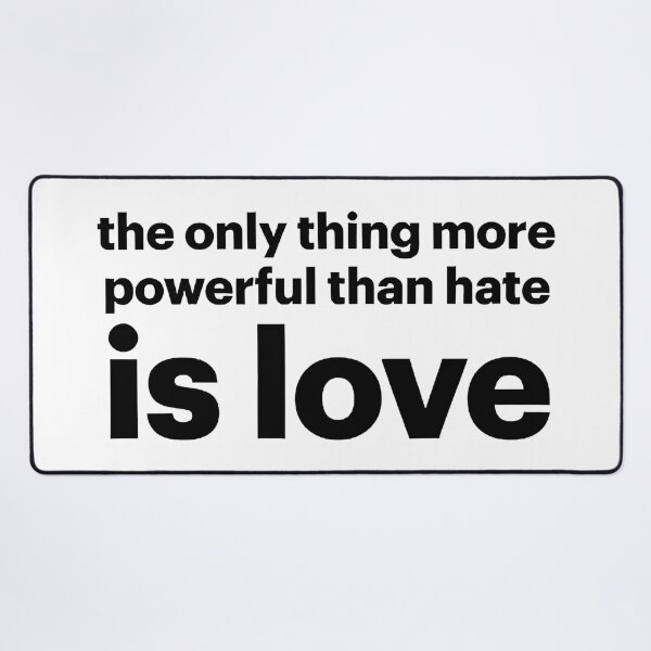 Item preview, The Only Thing More Powerful Than Hate Is Love ABOLISH ICE  designed and sold by Uglyandcute.