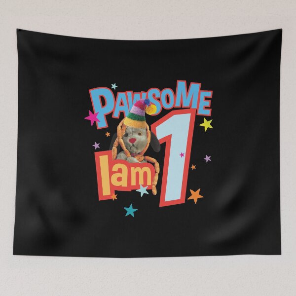 Item preview,  Sooty Sweep I Am One 1st Birthday Pawsome Kids designed and sold by All-And-Every.
